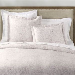 Pottery Barn Vanessa Printed Tencel(TM) Duvet Cover, Full/Queen, Lavender